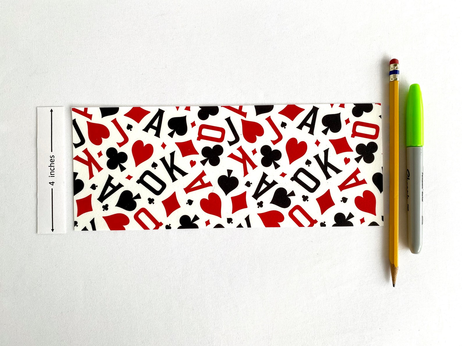 Playing Cards Edible Cake Wrap or Four of a Kind Cake Topper - Etsy