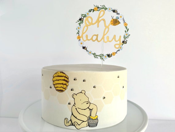 Winnie The Pooh Round Cake Topper