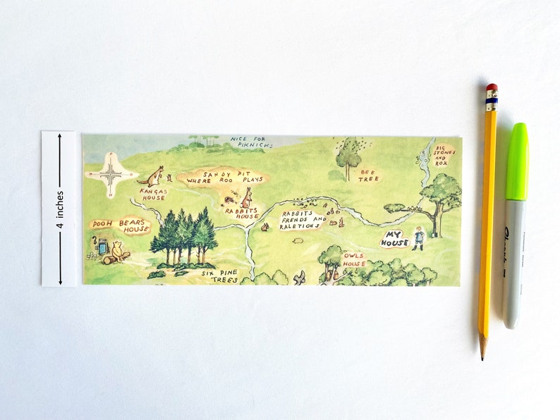 Winnie the Pooh Cake Decoration: Hundred Acre Wood Wrap or Pooh Cake Topper image 5