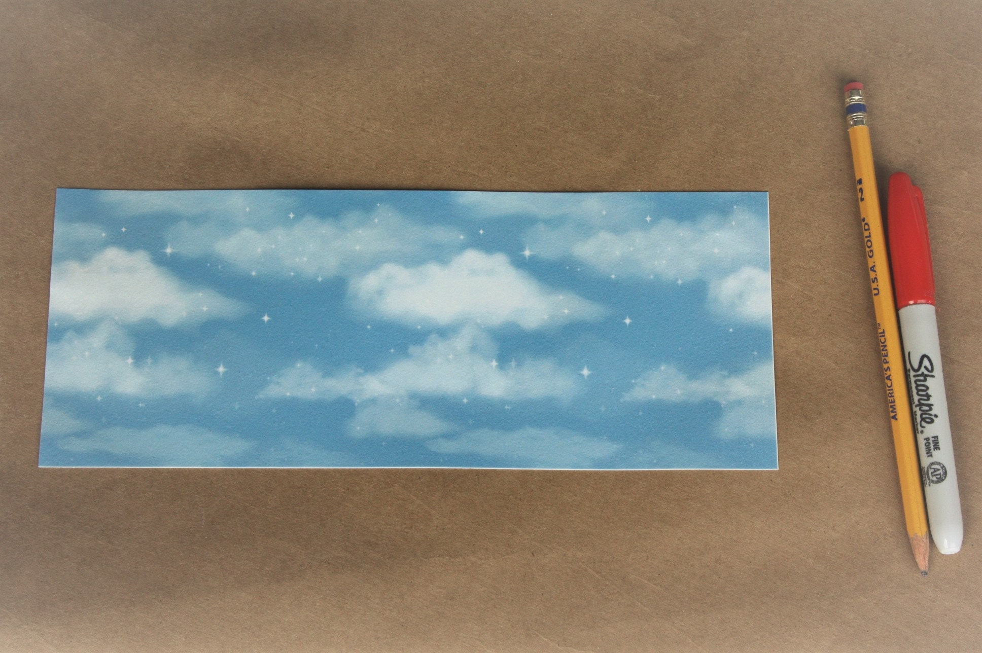 Gender Reveal Sky Theme Edible Cake Wrap or Stork Cake Topper Etsy