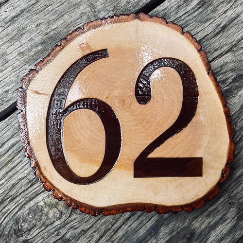 Wooden House Numbers House Number Plaques Engraved Wooden Etsy UK