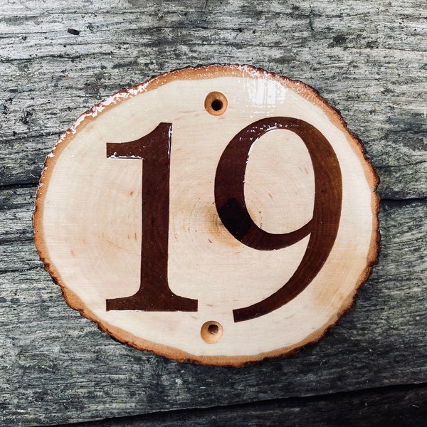 Wooden house signs, rustic house plaque, house number plaque, custom house number, natural wooden house sign, outdoor house plaque,Xmas gift