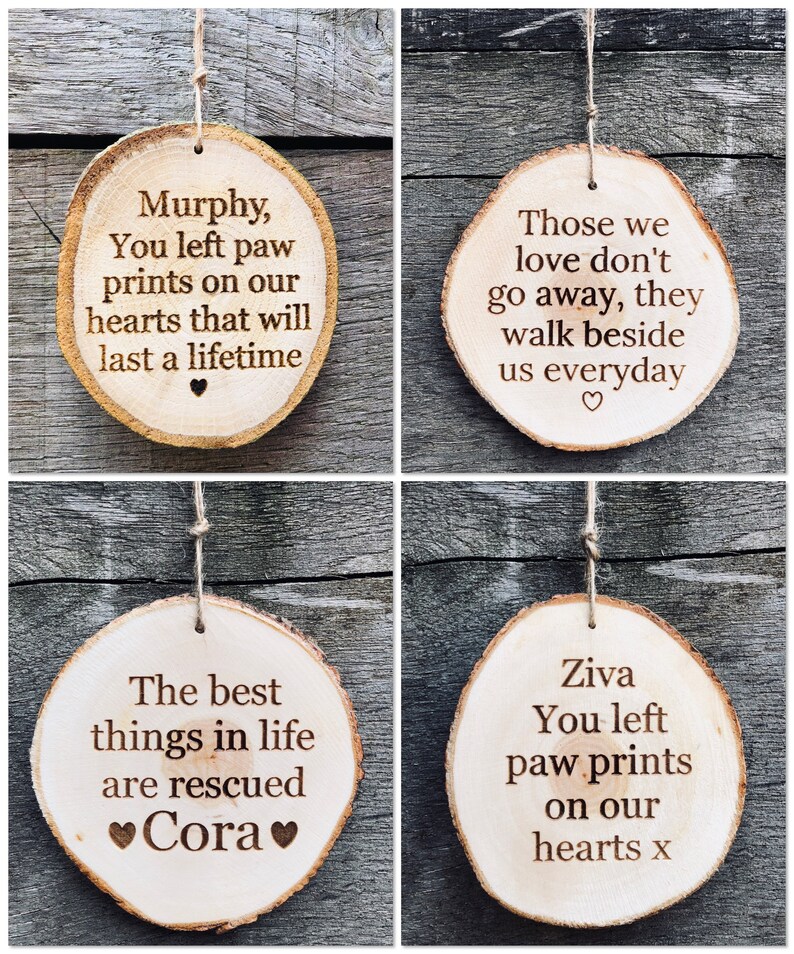 Pet Loss Plaque Wooden Animal Memorial Plaque Dog Grave Etsy