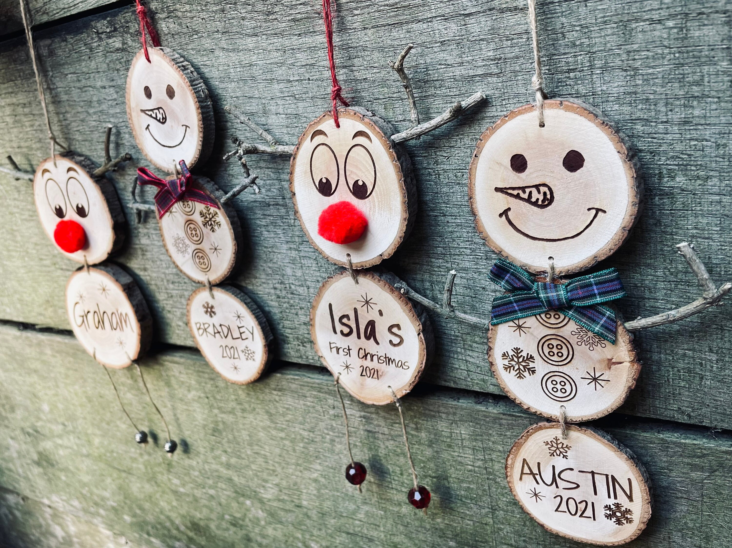 Handmade Christmas Decorations Wooden Christmas Decorations ...