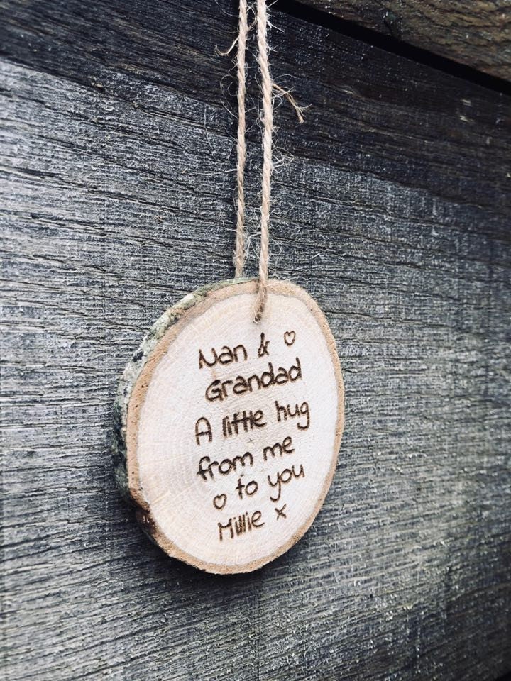 Personalised Wooden Pocket Hug Isolation Lockdown Gift - Etsy