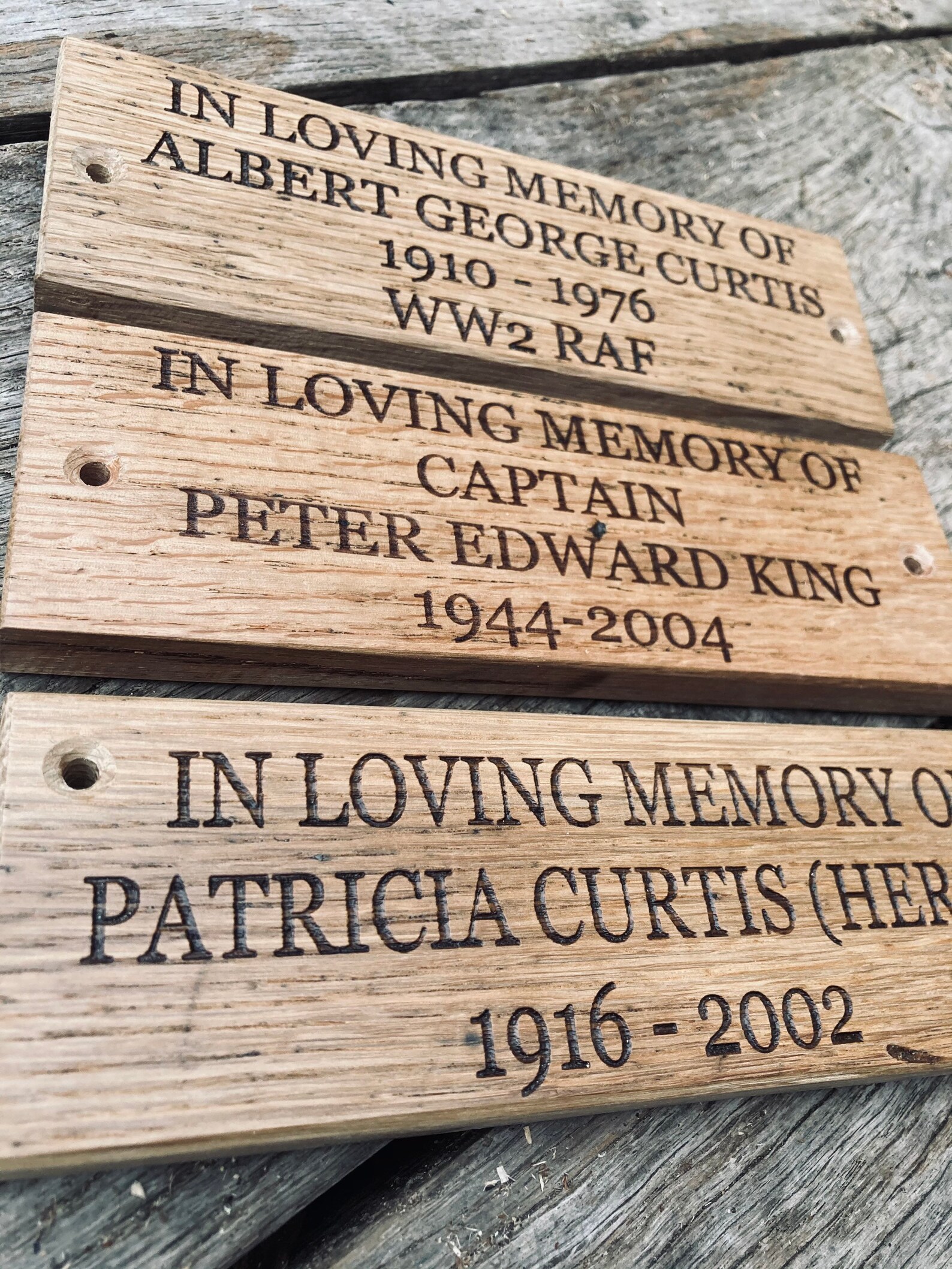 Memorial bench plaque Personalised memorial plaque memorial Etsy
