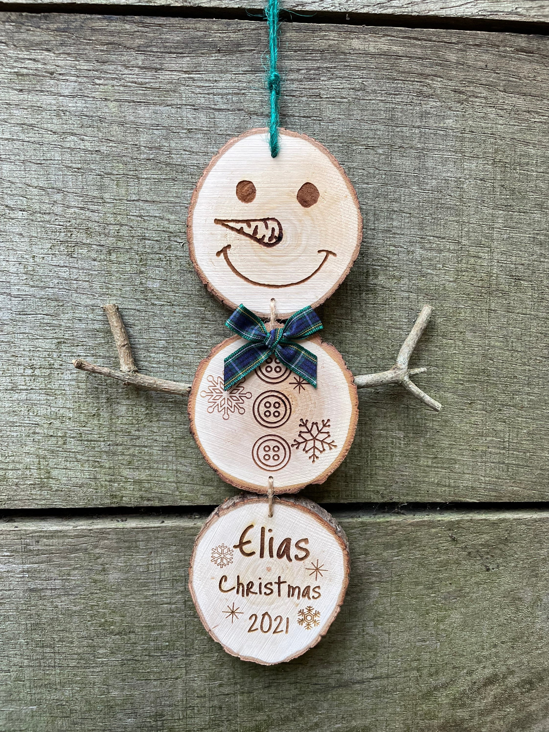 Handmade Christmas Decorations Wooden Christmas Decorations - Etsy