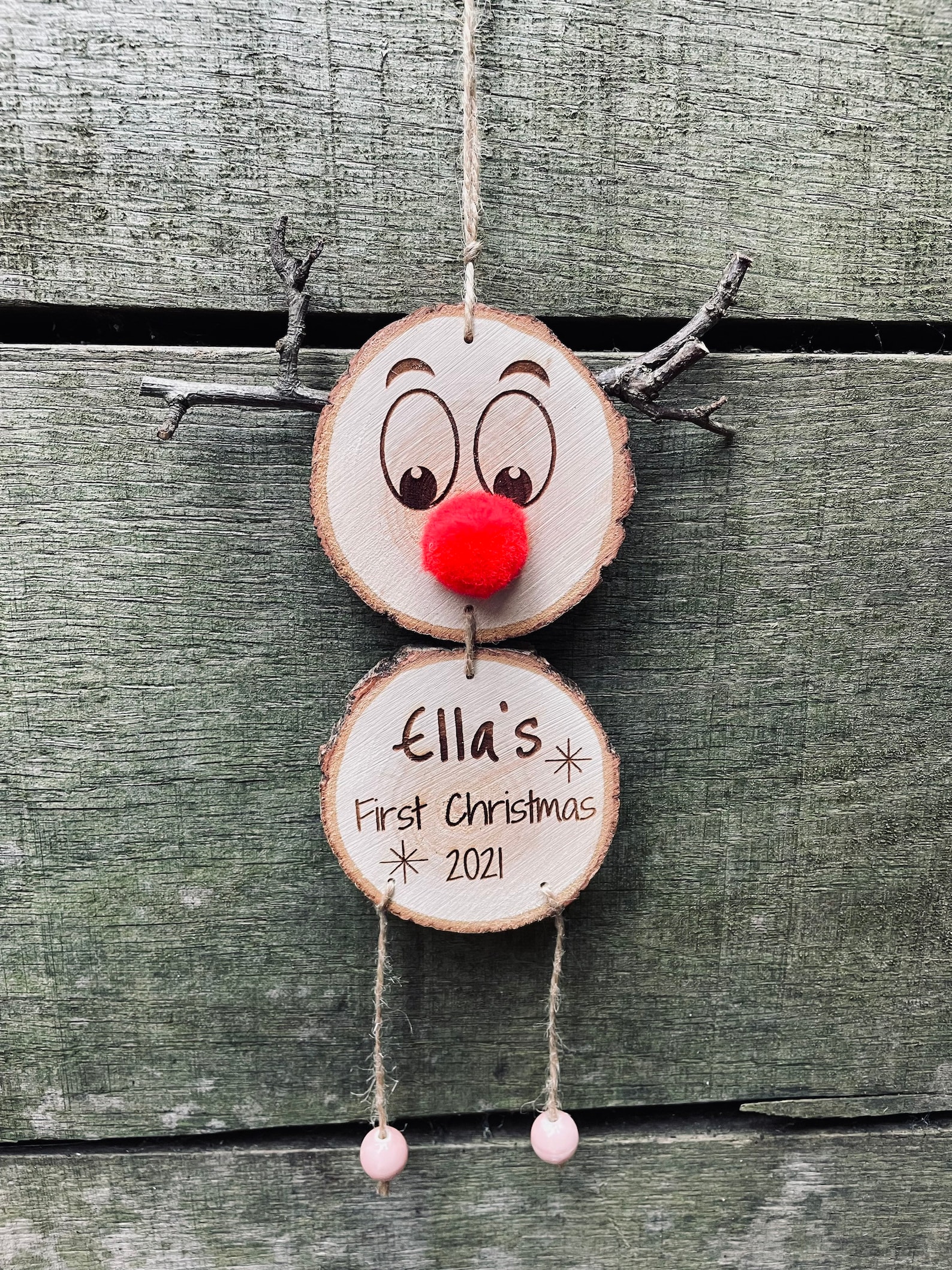 Handmade Christmas Decorations Wooden Christmas Decorations Etsy UK