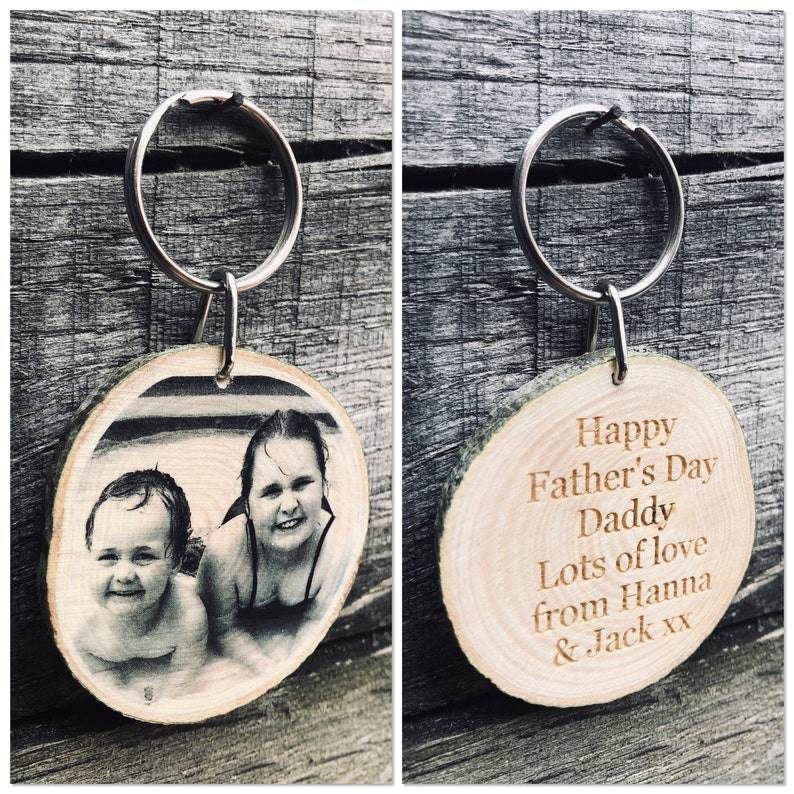 Personalised Wooden Keyring, personalised wooden mothers gift, Mother’s Day gift,wooden engraved keychain,Photo keyring,Mother’s Day present 