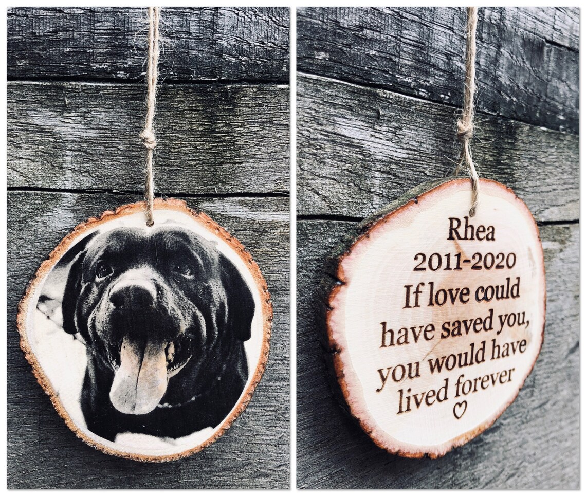 Pet grave memorial wooden animal memorial plaque pet loss Etsy