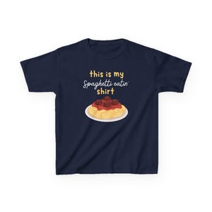 Kids Spaghetti Shirt | Spaghetti Eating | Spaghetti Lover | Kids TShirt for Spaghetti Dinner | Messy Kids Shirt