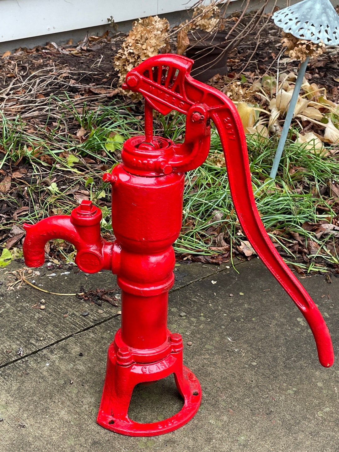 Antique Myers Hand Water Pump Garden Ex Condition Etsy