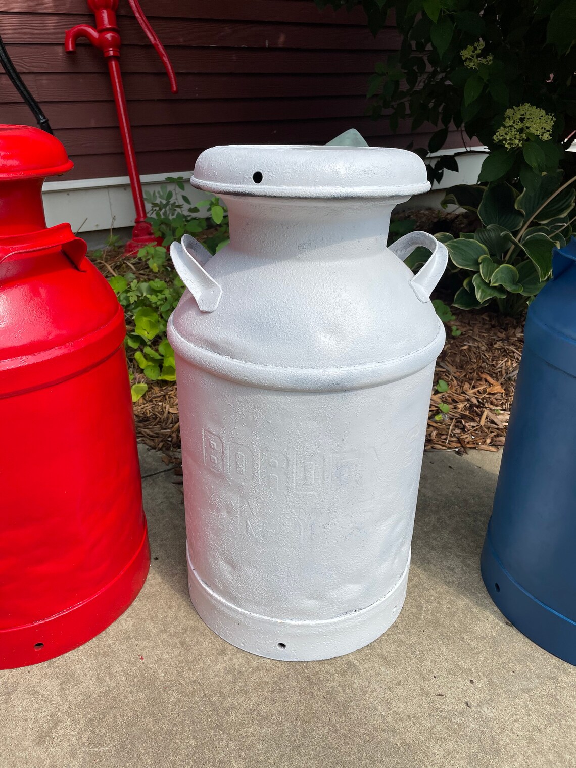 10 Gal Milk Can for front porch Vintage milk jugs from Etsy