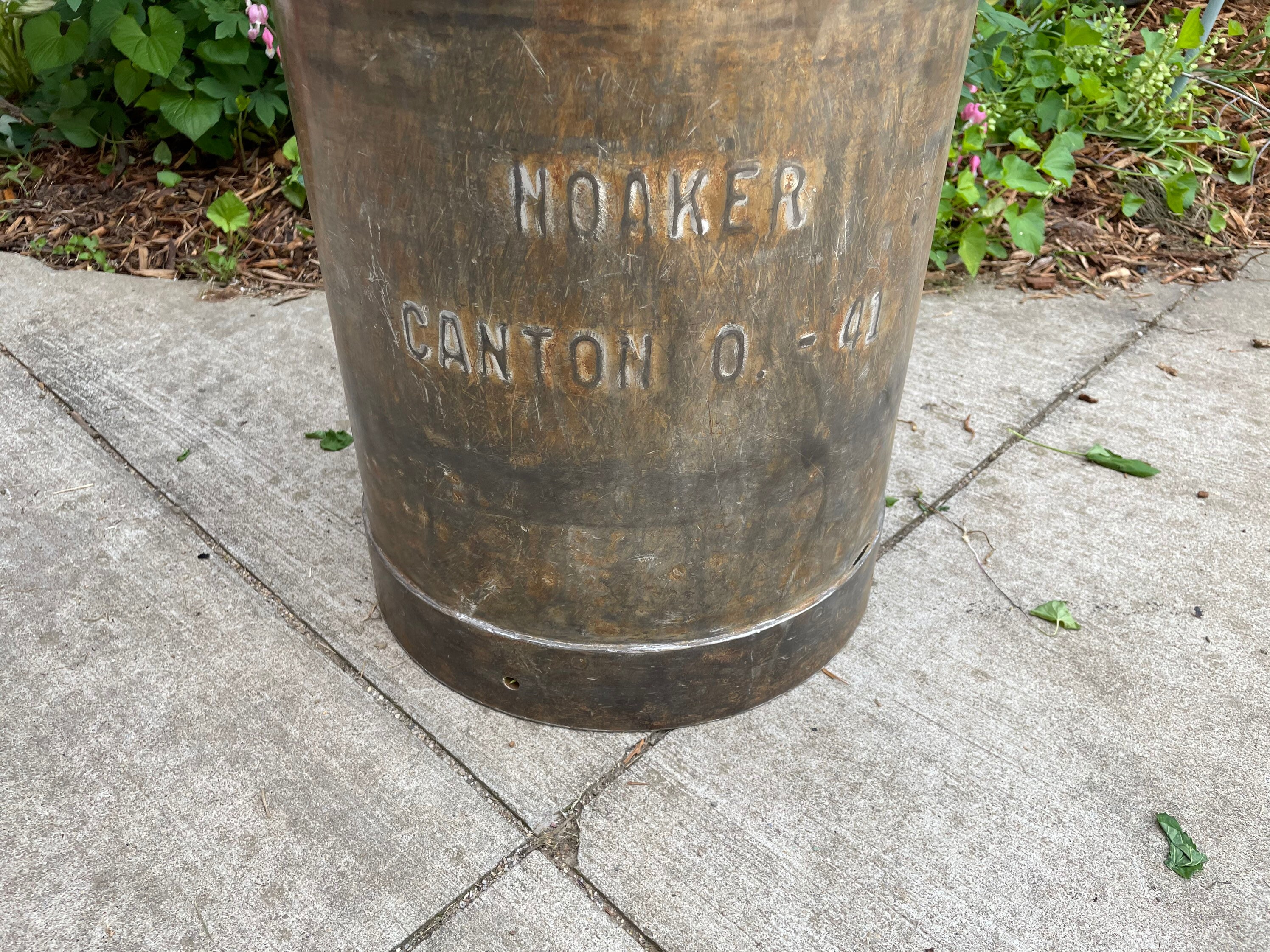 Large milk can for front porch Vintage milk jug from Western Etsy