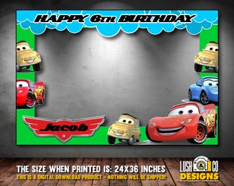 cars birthday party etsy