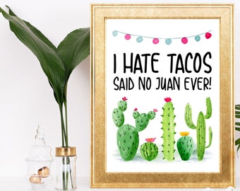 Taco Bar sign, All You Need Is Love And Tacos Bar sign, Fiesta baby shower, Fiesta bridal shower, Cactus taco Bar, Succulent taco bar sign