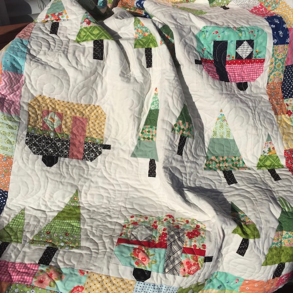 quilt, PDF,quilt pattern, camper