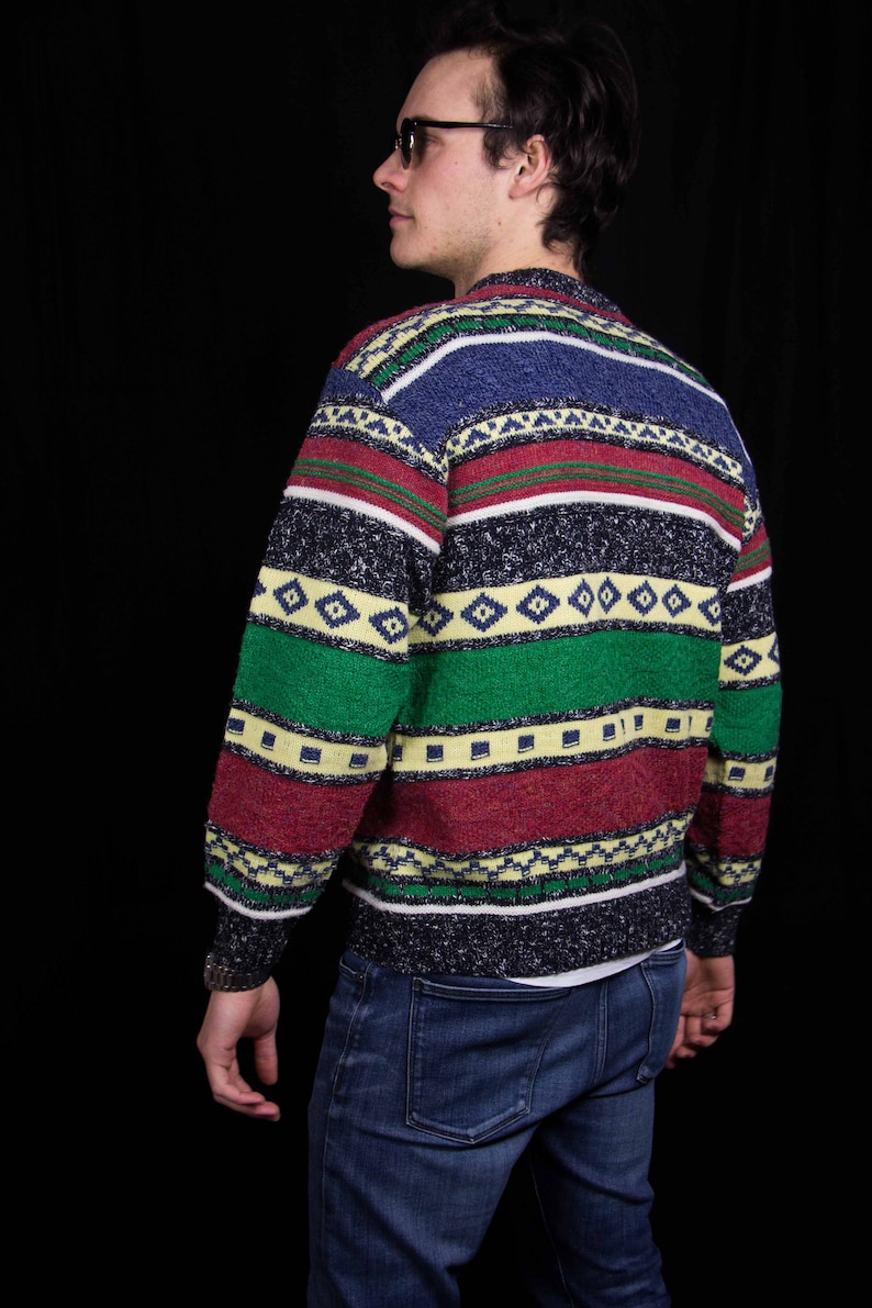 Men/'s Pullover Winter Hipster Style Amazing Vintage Funky Old School Cosby Sweater