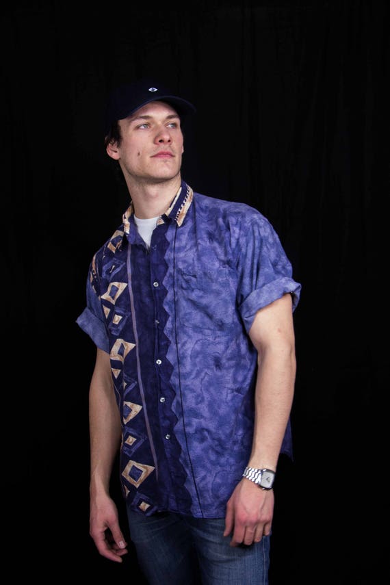 versace style button up