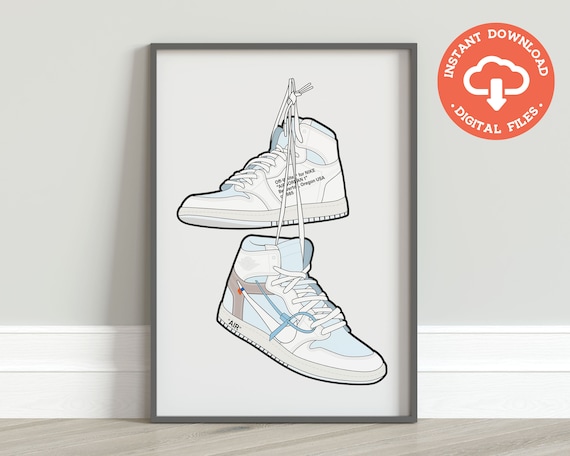 off white jordan poster