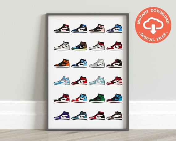 air jordan 1 poster