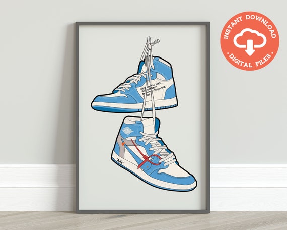 off white jordan 1 poster