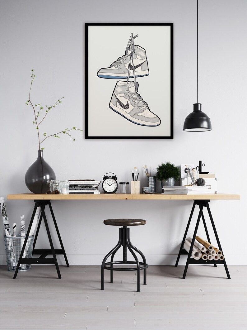 jordan 1 dior drawing