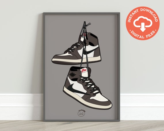 Air Jordan 1 Travis Scott Poster 