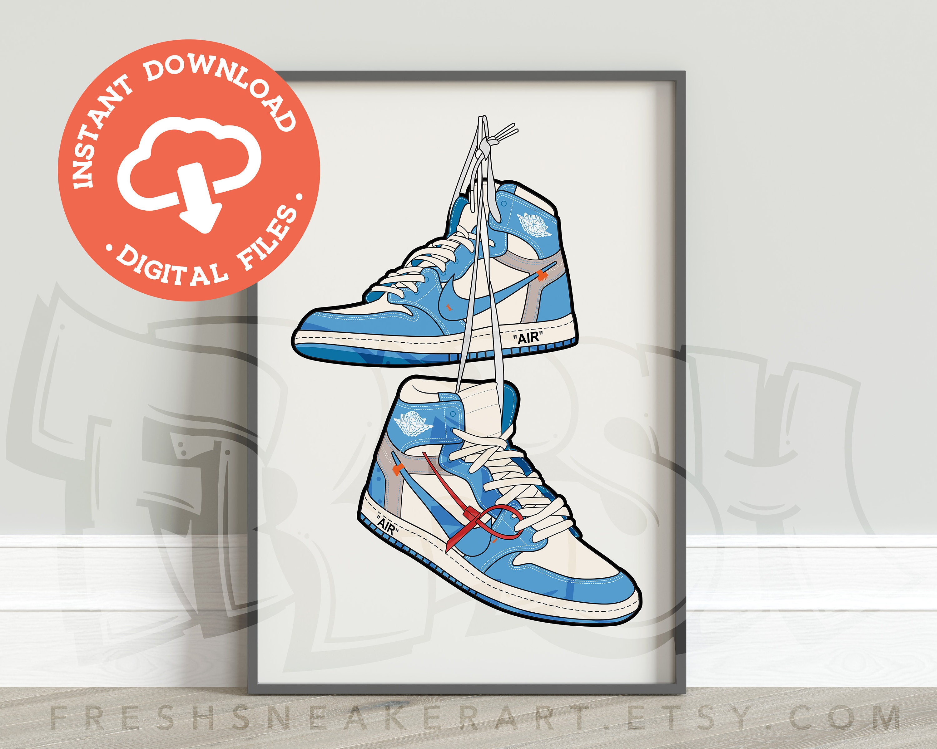 air jordan 1 off white drawing