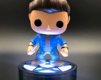 Funko Pop Supernatural Display Stand with LED Light (Funko Pop Not Included)