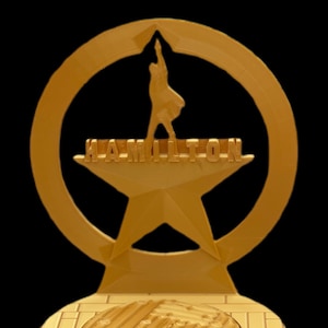 Hamilton Funko Pop Stage Display/Cake Topper (Funko Pop Not Included)