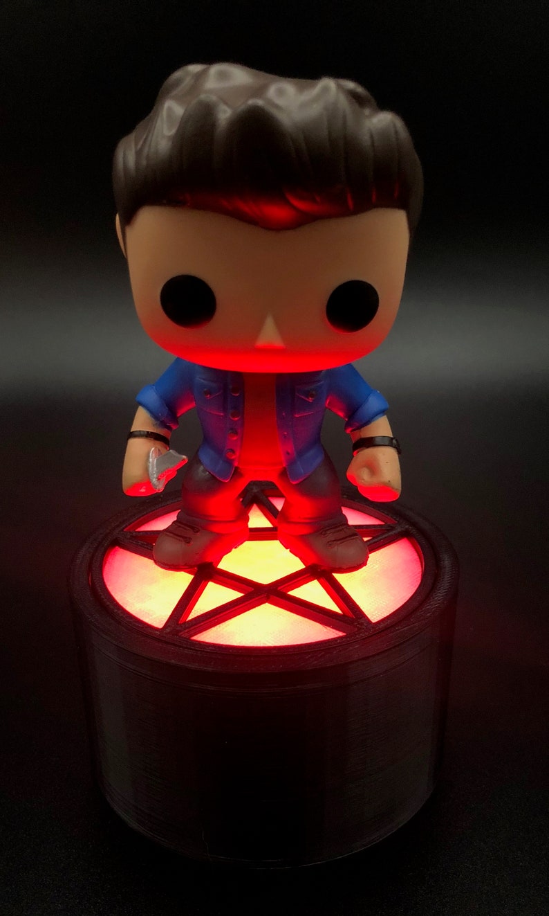 Funko Pop Supernatural Display Stand with LED Light Funko Pop | Etsy