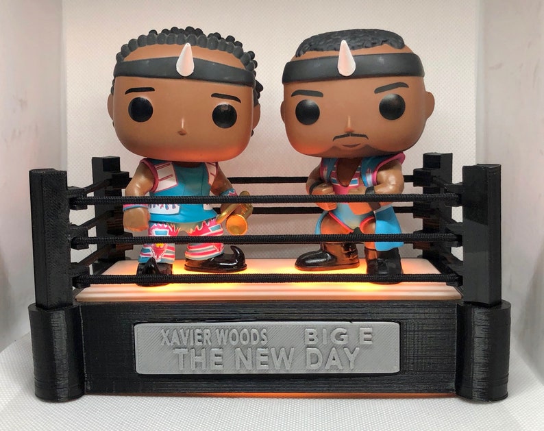 Funko Pop WWE AEW NJPW Wrestling Tag Team Ring Custom Made 3D | Etsy