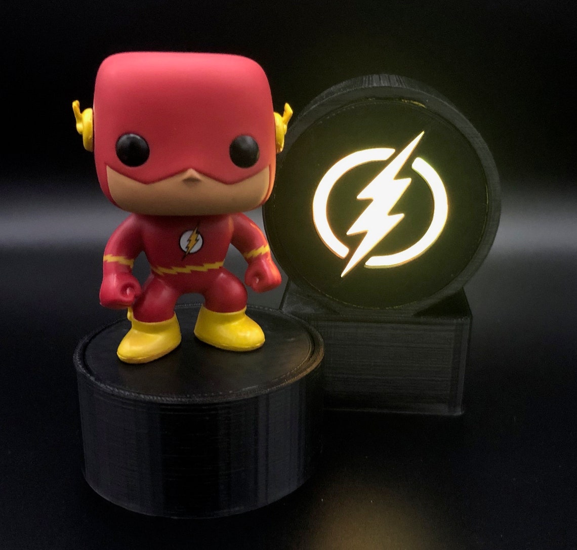 Funko Pop LED Display Stand Custom 3D Print Funko Pop Not Etsy