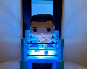 Wall-Mounted Shelf for Wrestling Ring Custom Display Stand Action Figures WWE, AEW, WCW (Wrestling Ring & Funko Pop not included)3D Printed