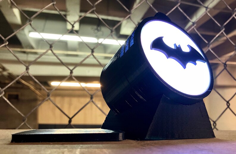 Funko Pop Batman Display Stand with Bat Signal and LED
