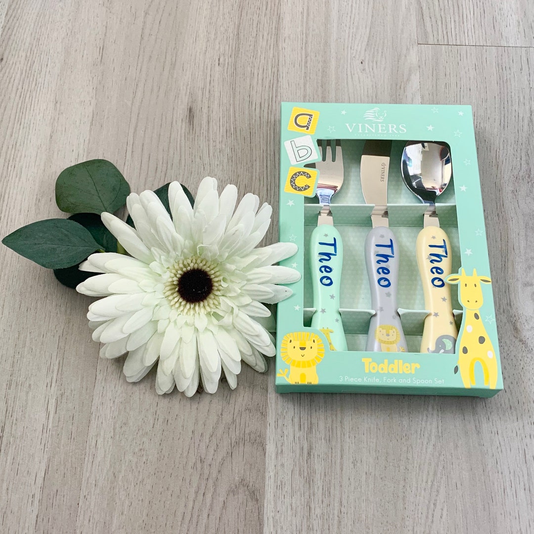 Childrens Cutlery Set Etsy