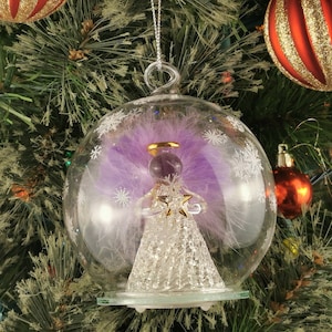 Puntale Per Albero Di Natale A Forma Di Angelo - 30 Cm, Con Cordino Luminoso, Decorazione Festiva