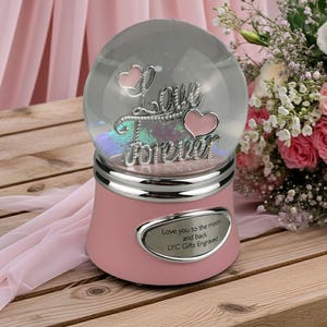 追加関税なし、カスタムスノードーム、ミュージカルウォーターグローブ、ラブフォーエバースノードーム、パーソナライズスノードーム、結婚祝い、クリスマスプレゼント