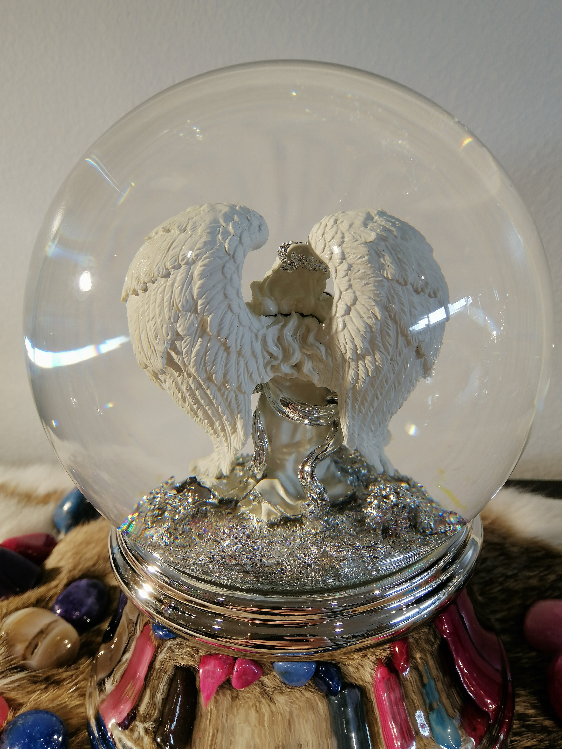 Customized Angel Musical Snow globe snow globe Christmas  Etsy
