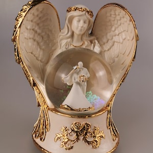 追加料金なし、カスタムウェディングスノードーム、彫刻されたカップルウォーターグローブ、パーソナライズされたミュージックグローブ、クリスマススノードーム、エンジェルウォーターグローブ