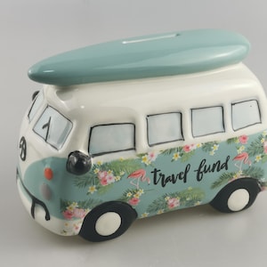 Cofrinho personalizado com letras à mão, Cofrinho de cerâmica personalizado, Cofrinho de carro, Presente para casamento, Presente para viagem, amigos, crianças