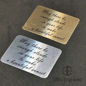 Aangepaste rechthoekige plaat van 2 x 1,5 inch, gegraveerde zilver-/gouden plaat, gepersonaliseerde plaat, gratis gravering, lijst, trofee, doos, cadeau op maat