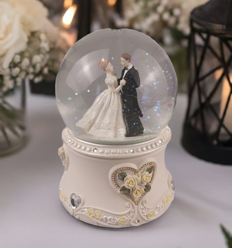 シーグラスアート『 Happy Wedding♡♡～snow globe 』 Wedding Snow Globe - Etsy