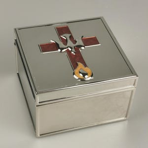 Caja de bautizo personalizada, Caja de bautizo grabada, Caja de tesoro personalizada, Regalo para bebé, Regalos de bautizo, Primera comunión