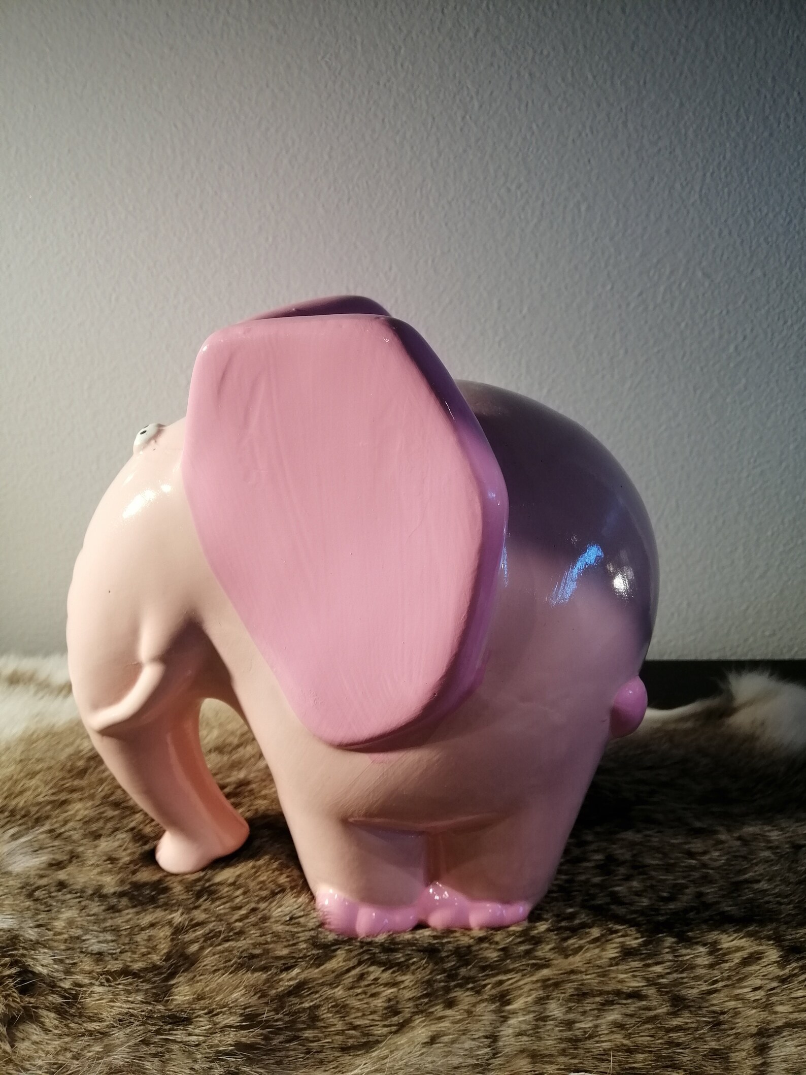 Pink Elephant Money Bank Ceramics elephant coin bank Ceramic Etsy