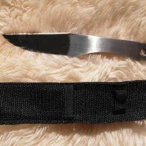 Throwing knife, Silver throwing knife, Survival Tactical Hunting knife,throwing knife in case,Special gift for a man, birthday gift,
