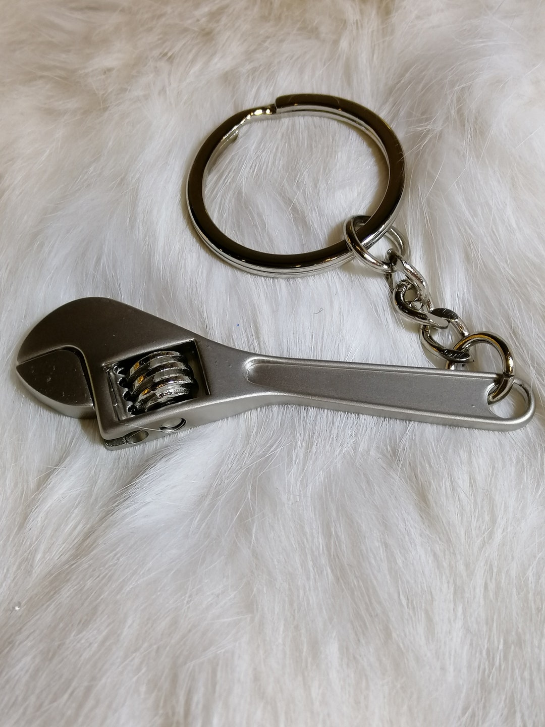 Personalized Custom Engraved Keychain Personalized Wrench Etsy