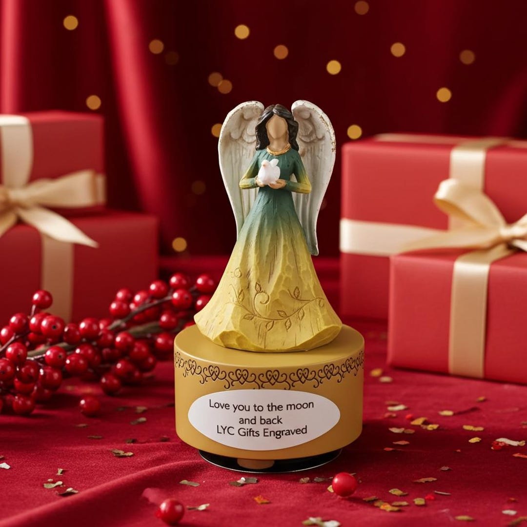 No Extra Duty, Personalized Handmade Music Box, Customized Angel Music ...