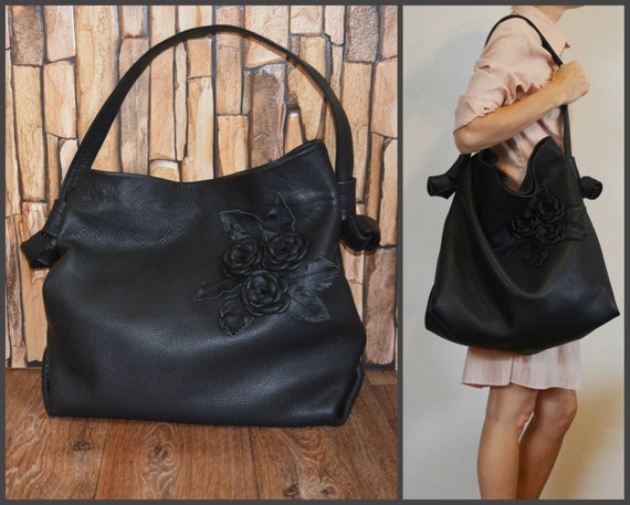 oversized black bag